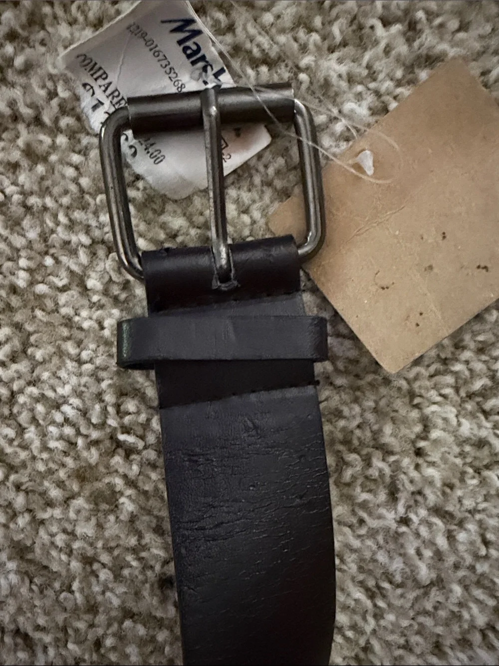 Marshalls Black Leather Studded Woman’s Belt